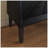 60" Premium Rustic American Farmhouse Credenza In Elegant Black - Symmetrical Sunburst Door Design, Heavy-Duty TV Stand With Adjustable Shelves, Black Wood Storage Cabinet-2069196570