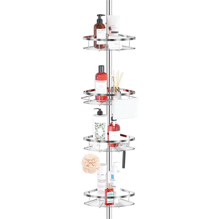 Lauver Tension Pole Shower Caddy Rebrilliant