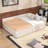 Two Drawers Upholstered Daybeds with USB-106897453