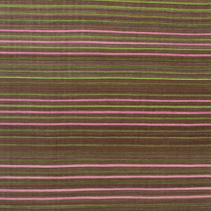 Multicolored Flatweave Wool Rug - 8'2" x 10'1"