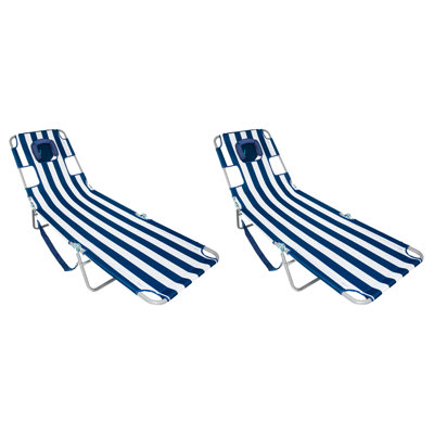 Chaise de plage inclinable Caudill
