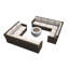 Ensemble de canapé modulaire 5 pièces avec coussins-97783020-97783019