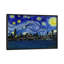 Chicago, Illinois, nuit étoilée, impression d'art graphique-52462515-52462495