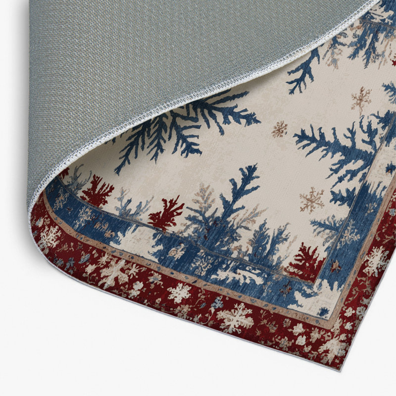 Tapis beige français d'intérieur et d'extérieur, Rectangulaire 8 pi x 10 pi