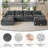 Boneless Modular Cloud Sectional Couches For Living Room, Oversized Compression Chenille Cloud Sofa-2137499124-2135068775