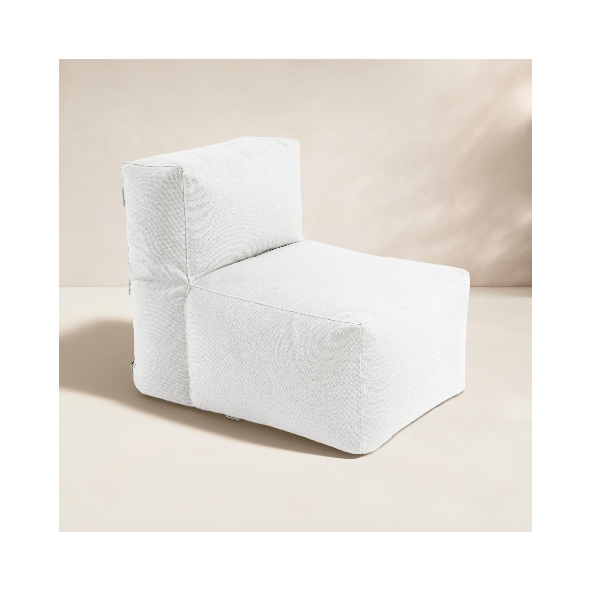 Sunbrella Outdoor Solid Modular Seating, White