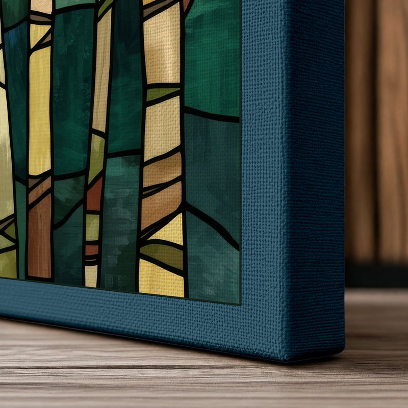 Print, 30x20 - 76.2 x 50.8 cm, Teal Border