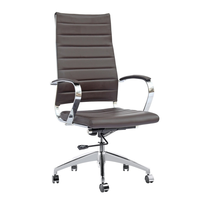 Chaise de conférence Moore, Marron foncé