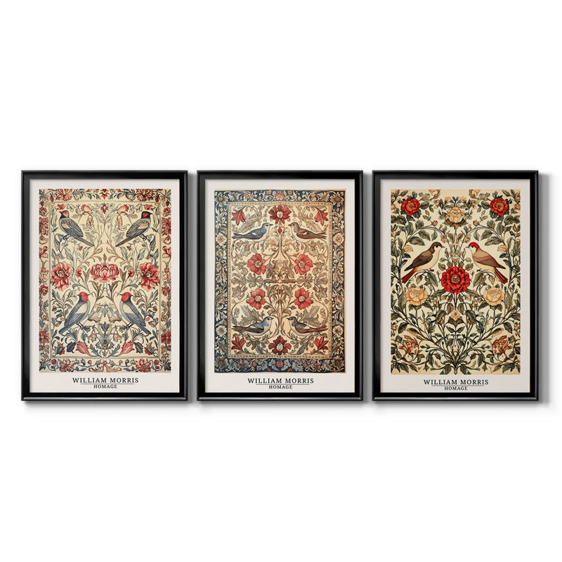 Collection sur toile encadrée personnalisée - 3 pièces, H 21 po x l 30 po, Noir