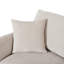 Canapé modulaire en chenille de 107 po - 3 pièces, méridienne incurvée, 3 coussins - multi-pièces-129466723