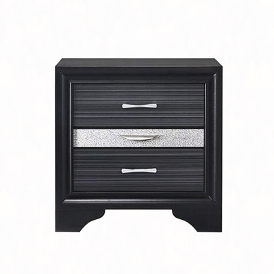 Nightstand, 2 Drawers And 1 Jewelry Drawer Nightstand