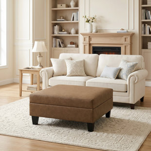 Lift Top Four Leg Coffee Table with Storage