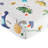 Marina Decoration Boys Toddlers Cute 600 Thread Count Home Bedding Bedroom Soft Bedsheet Deep Pocket Percale 3 Pieces Kids Printed Cotton Sheet Set, Cartoon Dinosaur Zoo Dino Pattern Twin/Single Size-673880813-673880815