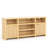 Highboy TV Stand, LED TV Stand For 80-Inch Tvs, Media Console Entertainment Center With Storage For Living Room, Oak