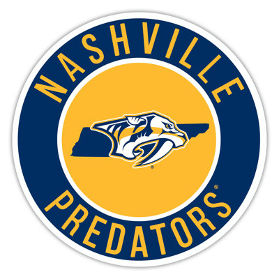 Predators Bright Line - 16" Circle With State