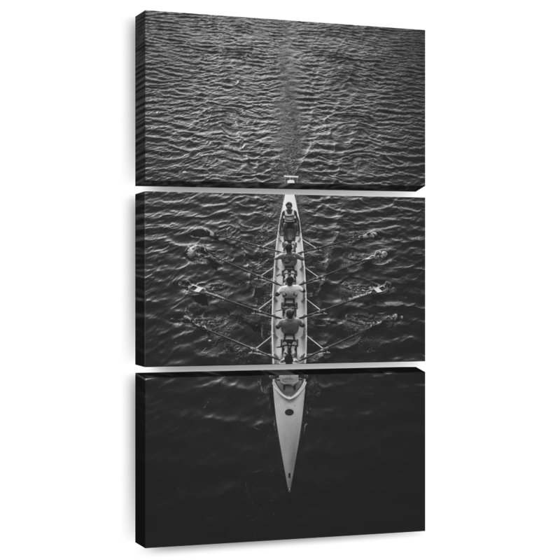 Équipe d'aviron, H 52 po x l 24 po