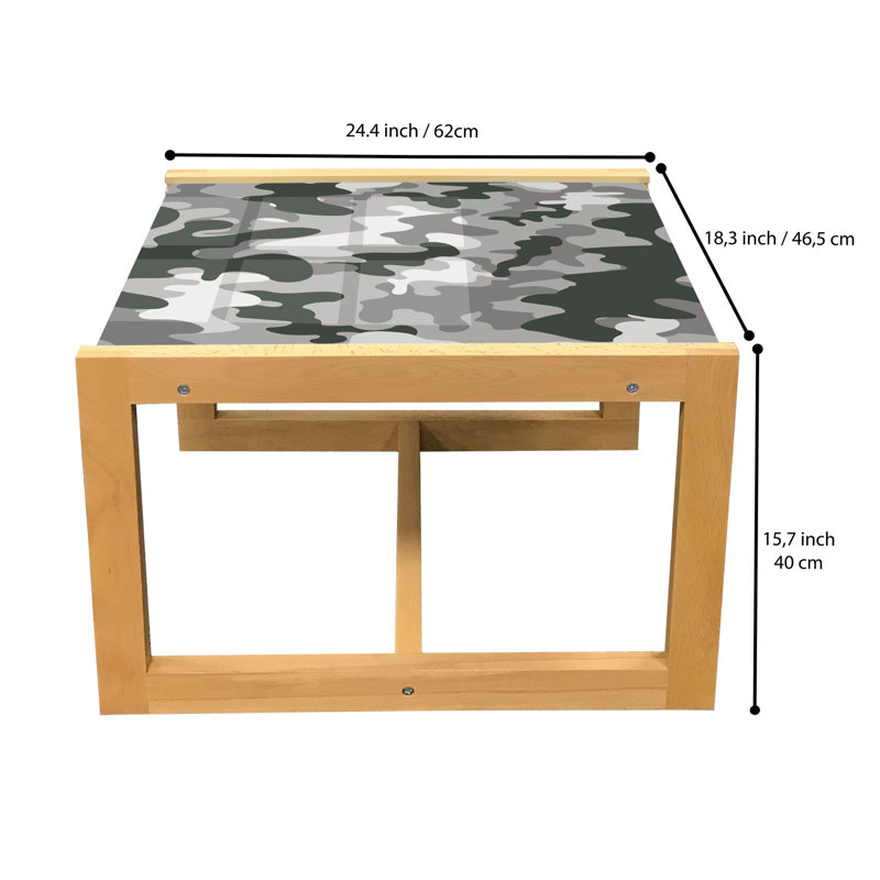Jaelys Sled Coffee Table, 40cm H x 46.5cm W x 62cm D