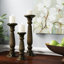 18'' H Wood Tabletop Candlestick-472165292