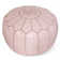 Cherise Moroccan Leather Pouf