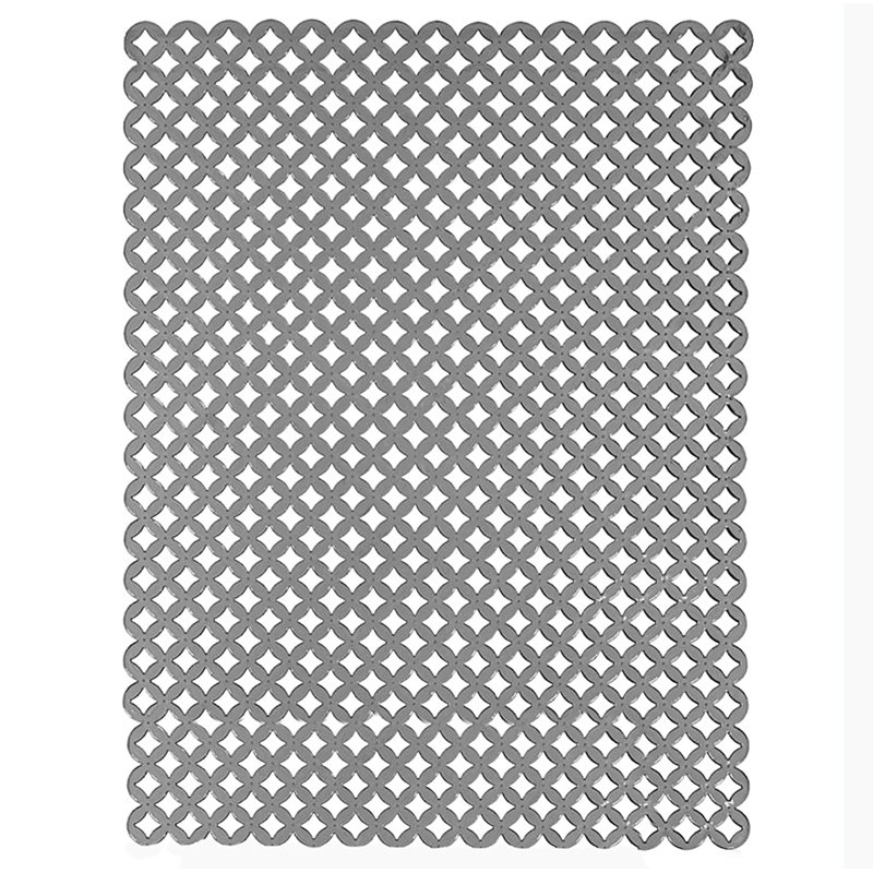 Tapis d'évier de cuisine en caoutchouc durable antidérapant 12 po x 11 po