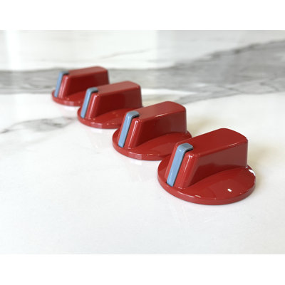 Poignée rouge universelle 48MM - Poignée de remplacement pour cuisinière à gaz et four