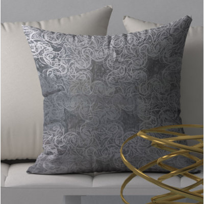 Abstract Reversible Throw Pillow