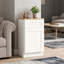 Armoire blanche avec tiroir à fermeture en douceur