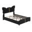 Lit plateforme tapissier avec tête et pied de lit en forme de papillon-2146114670-2146114659
