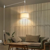 Luminaire suspendu à brancher, cordon blanc de 15 pi, lumières suspendues avec cordon, luminaire suspendu