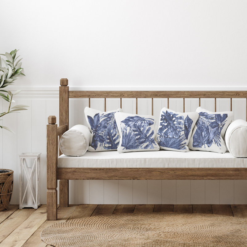 Coussin Hued Palm Leaf