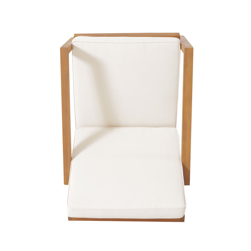 Ensemble de conversation 3 pièces, Beige / teck