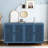 Hefter Modern Style Sideboard with Superior Storage Space, Hollow Door Design and 2 Adjustable Shelves,buffet cabinet,sideboard-1729146581