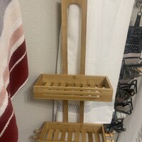 Crew & Axel RustproofBamboo Hanging Shower Caddy 27 x 7 x 5 Crew & Axel