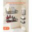 Shower Caddy 5 Pack Adhesive Bathroom Shower Storage Organization Shelves Rack
