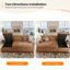 80" Wide Sleeper Sectional with Pull-Out Bed and Storage Chaise-366665048