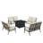 Dezree 8 - Person Patio Conversation Set with Cushions