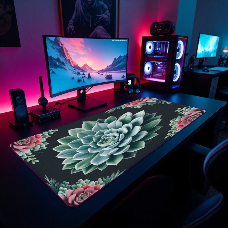 Polyester Desk Pad, 23.6x13.8