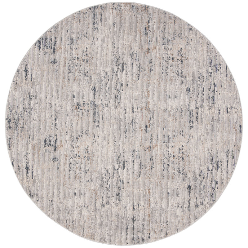 Keyra Performance Abstract Rug, Round 6'7"