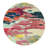 Roshan Machine Made Polypropylene Pink Area Rug-666727273