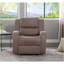 Fauteuil inclinable manuel moderne en similicuir