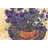 "Violet Blooms" Print on Wrapped Canvas-18743115