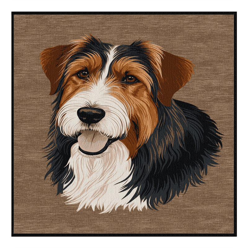  Tapis lavable pour chien Lancashire Heeler, Carré 5 pi