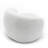 Light Gray Curved Swivel Barrel Chairs