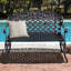 Banc de jardin en fonte d’aluminium Shirebrook