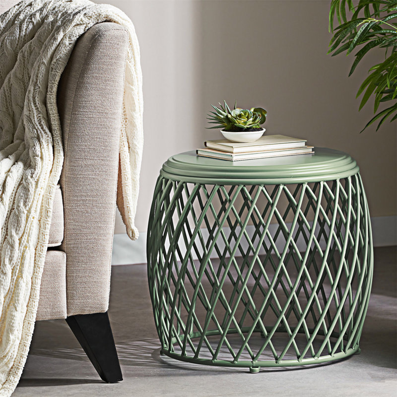 Table d'appoint d'extérieur, Vert