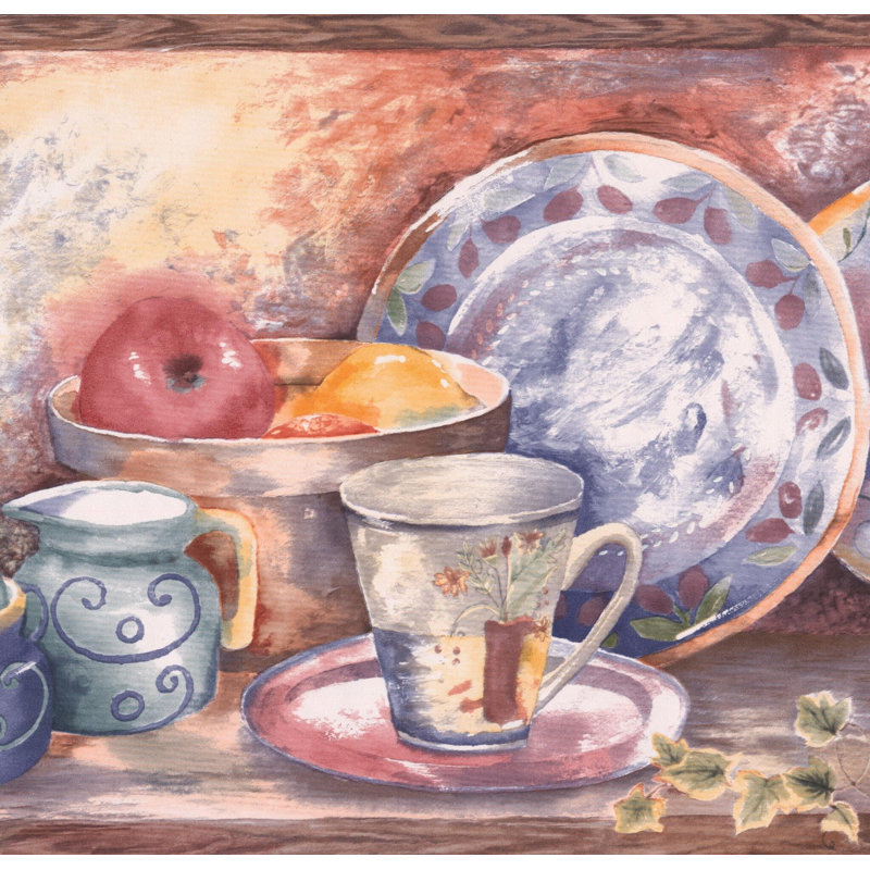 Bordure de papier peint pour aliments et boissons Bourassa