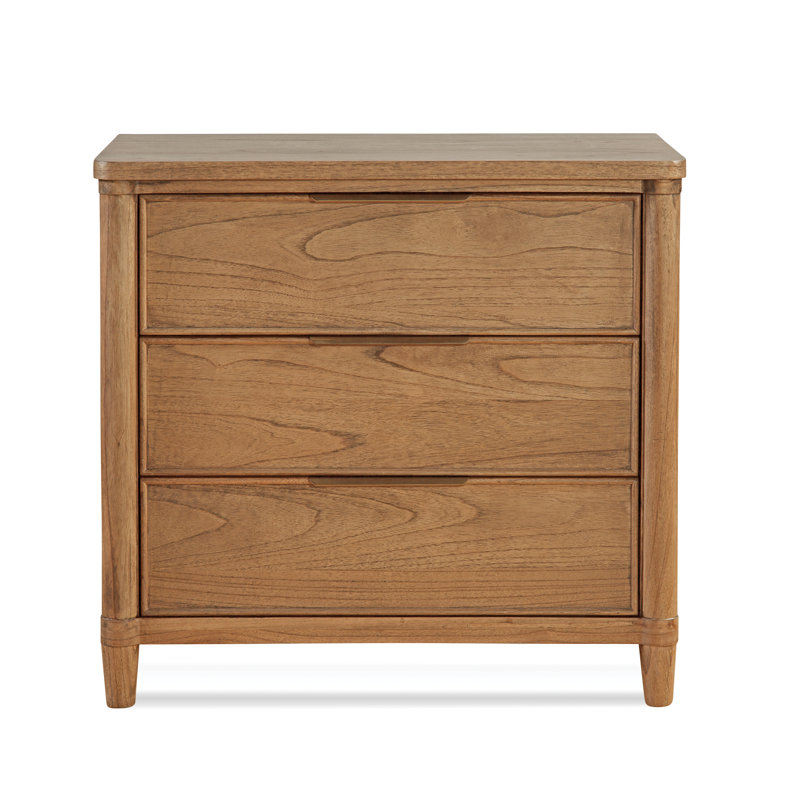 Clair Solid Wood 32'' W 3 - Drawer Dresser, Aged Barrel