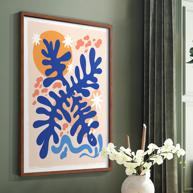 Matisse CECLXVI, reproduction encadrée - bois massif, Brun, H 20 po x l 16 po