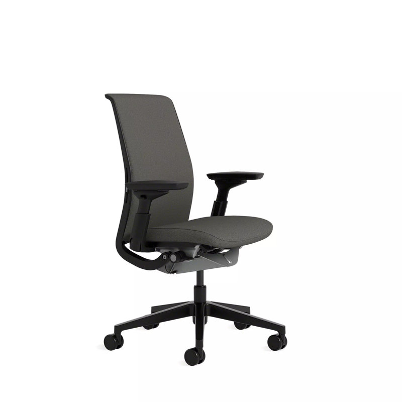 Think® Task Chair, Black, Hard Floor Casters, Night Owl