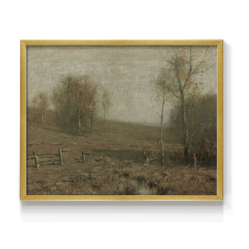 Paysages rétro-DCXIX - impression encadrée - reconstituable, H 22 po x l 28 po